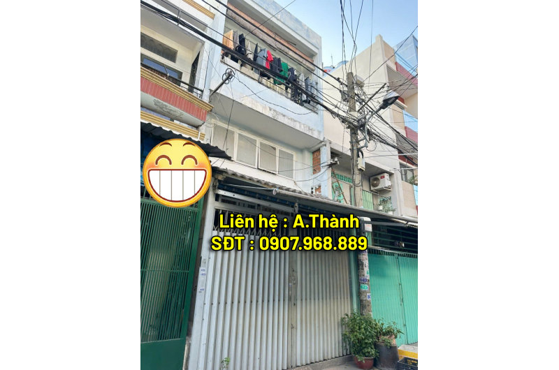 Nhà cho thuê 3m5 x 10m , 1 trệt 1 lửng 1 lầu , Bình Tiên , Phường 7 ,Quận 6